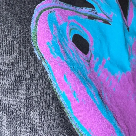 Playboy- Gray Acid Wash January 1986 PLAYBOY Pop Art Cover T-SHIRT Size Small - Picture 10 of 16